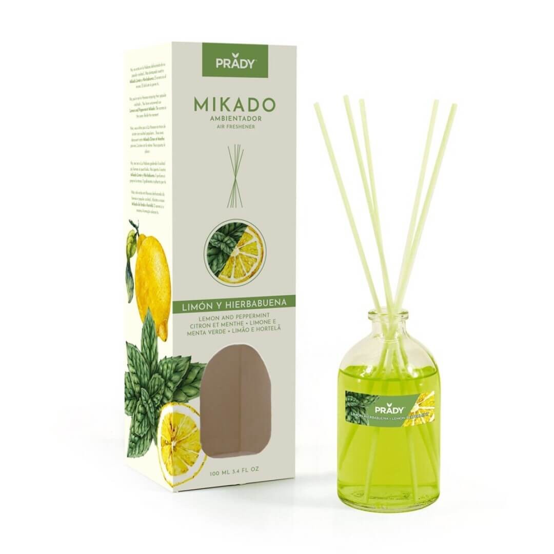 Prady Mikado Ambientador Limón y Hierbabuena Pra 100 ml
