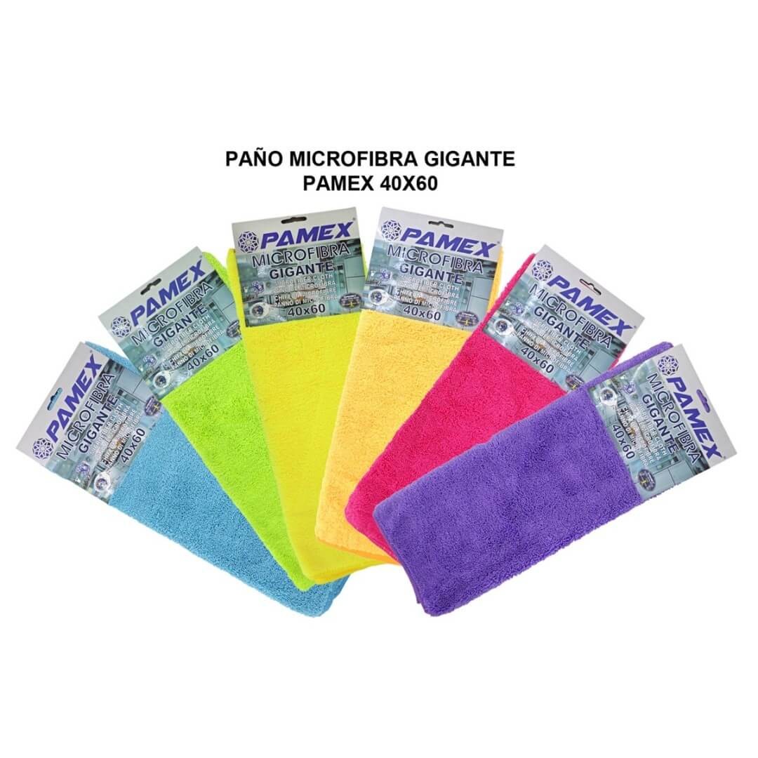 Pamex Paño Microfibra Gigante 40x60 12U
