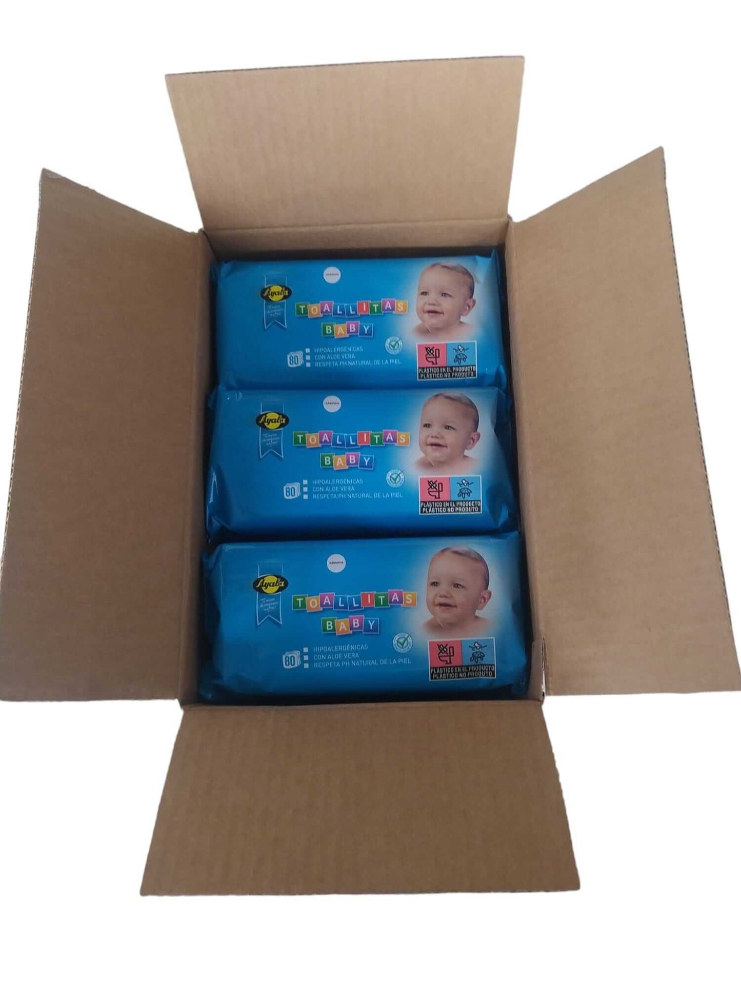 Ayala Toallitas Baby Pack de 12 - Total 960 Toallitas