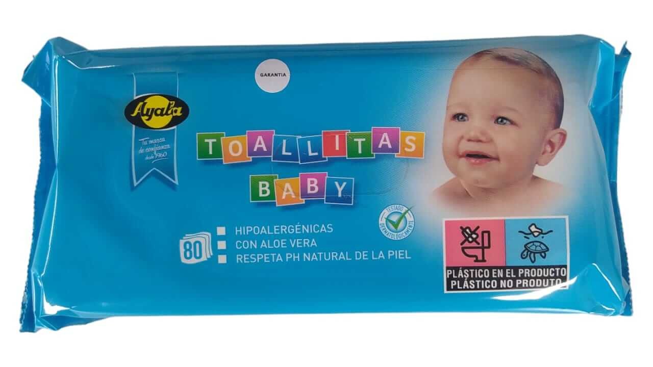Ayala Toallitas Baby Pack de 12 - Total 960 Toallitas