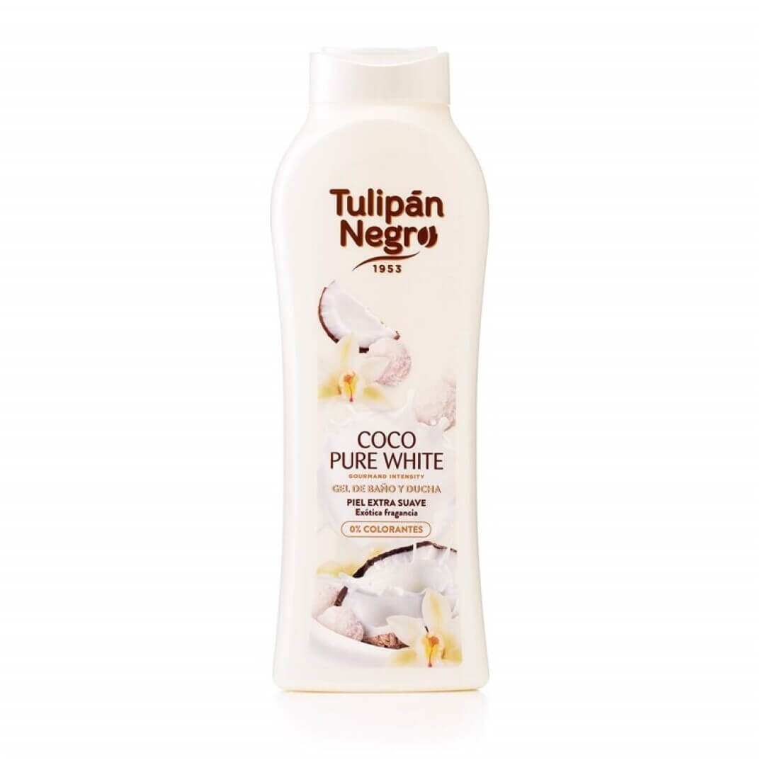 Tulipán Negro Gel Baño Coco Pure Ehite 650 ML