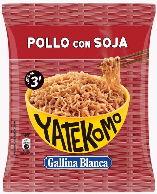 Gallina Blanca Yatekomo Pollo con Soja 79g