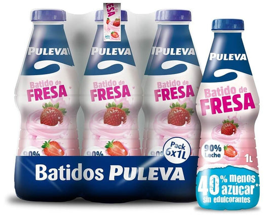 Puleva Batido Fresa Pack 6 x 1L