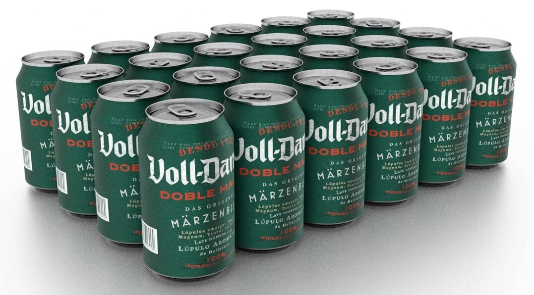 Voll-Damm Cerveza Pack de 24 x 330 ml
