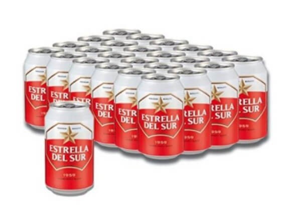 Estrella del Sur Cerveza Lata Pack 24 x 330 ml