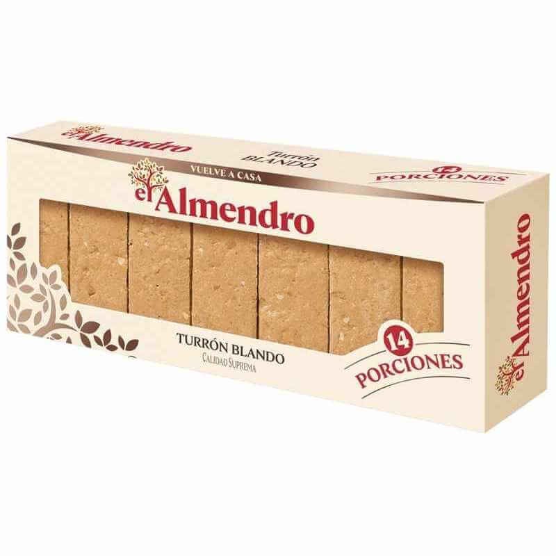 El Almendro Turrón En Porciones Blando 420 Gr