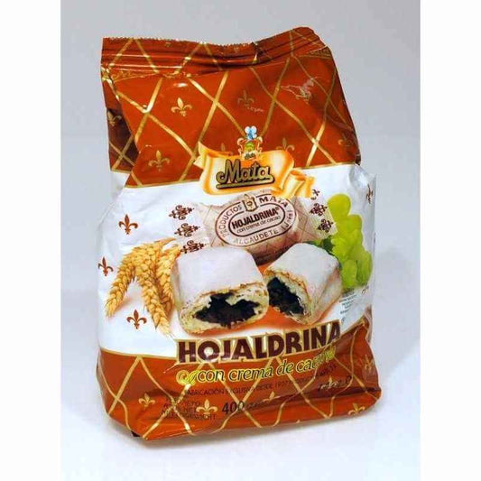 Mata Hojaldrina Rellena de Cacao Bolsa 400G