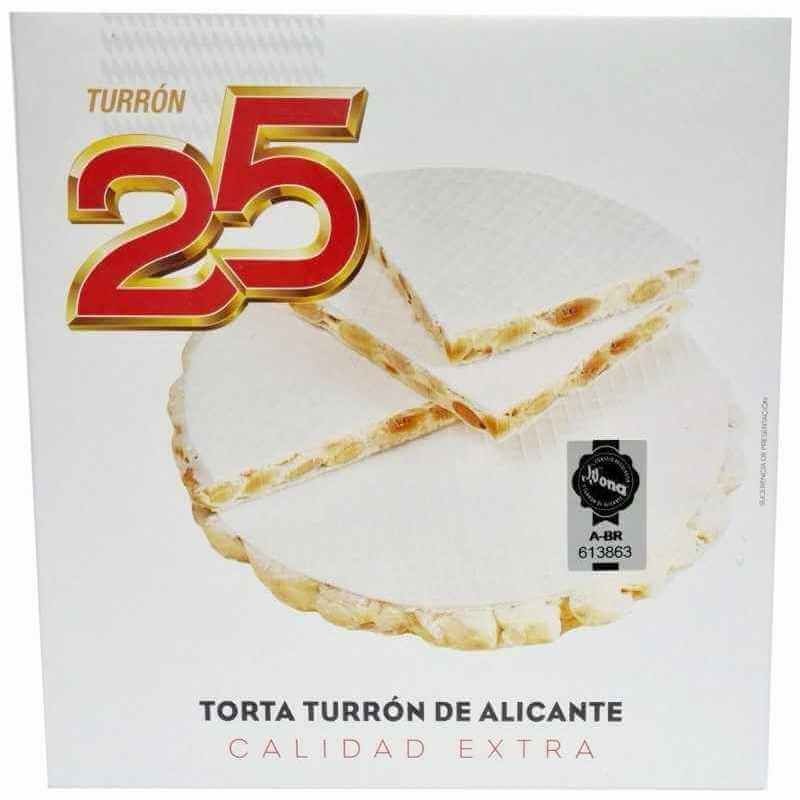 Turrón 25 Torta Imperial Alicante Extra 150 Gr