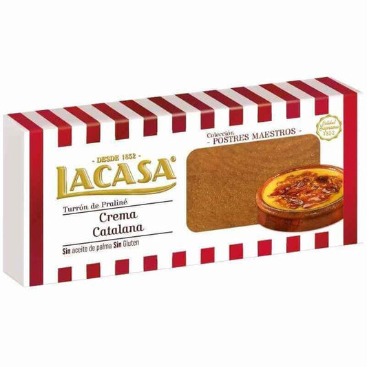 Lacasa Turrón Praliné Crema Catalana 225G