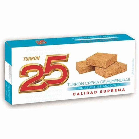Turrón 25 Turrón Blando Sin Azúcar 200 Gr