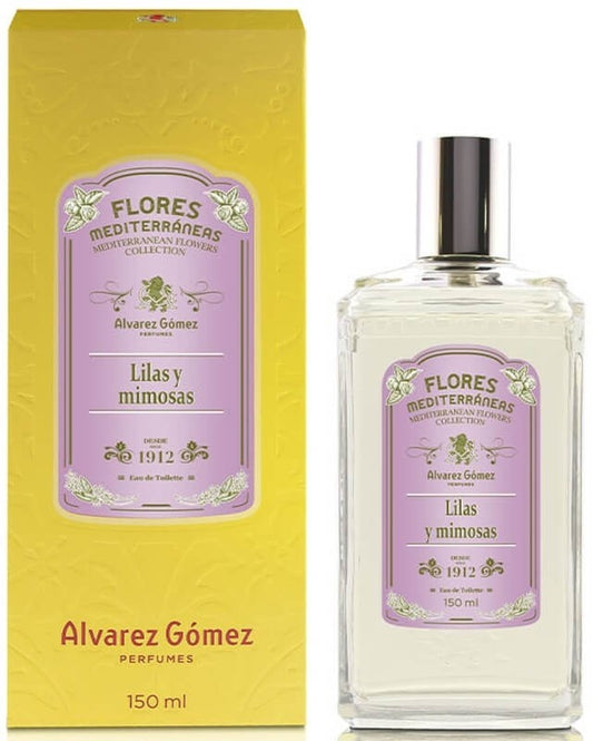 Alvarez Gómez Lilas y Mimosas Eau de Toilette 150 ml – Elegancia Floral con Inspiración Mediterránea