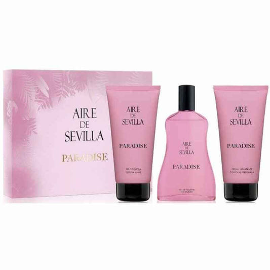Aire De Sevilla Estuche Paradise Vapo 150 Ml + Gel De Baño + Crema Corporal