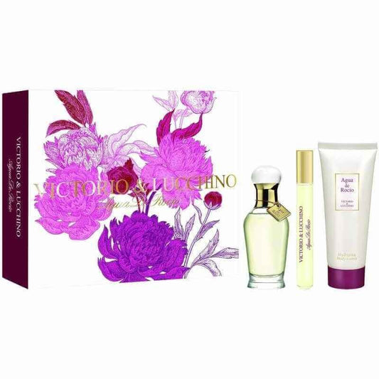 Victorio & Lucchino Estuche Agua De Rocio 50 Ml + Body + Vial