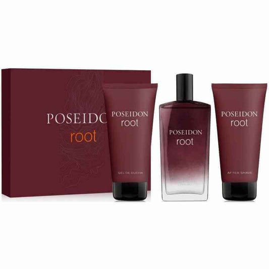 Poseidón Estuche Root Vapo 150 Ml + Gel De Baño + After Shave