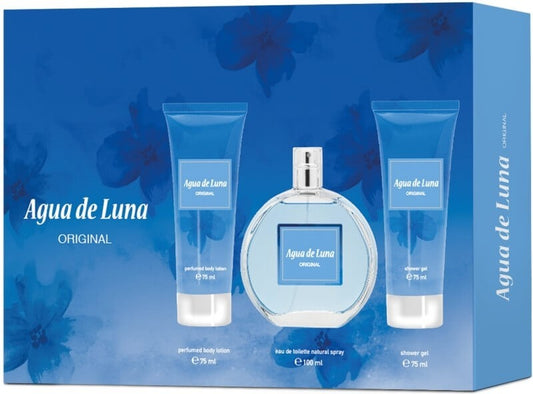 Agua Luna Estuche Classic Vapo 100 Ml + Body Lotion 75 Ml + Gel Baño 75 Ml