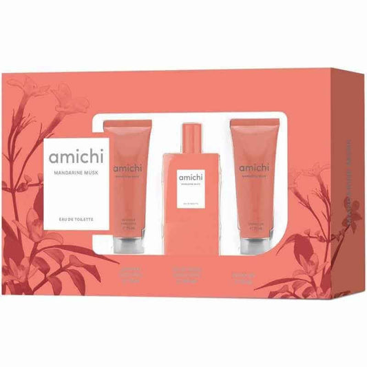 Amichi Estuche Mandarine Woman Vapo 75 Ml + Gel Baño 75 Ml + Body Lotion 75 Ml