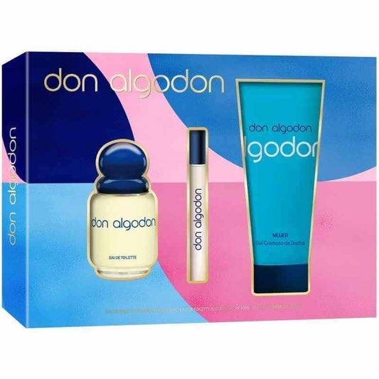 Don Algodón Estuche Vapo 100 Ml + Vial 10 Ml + Gel De Baño 200 Ml