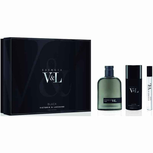 Victorio & Lucchino Estuche Esencia Black 100 Ml + Desodorante 150 Ml + Vial