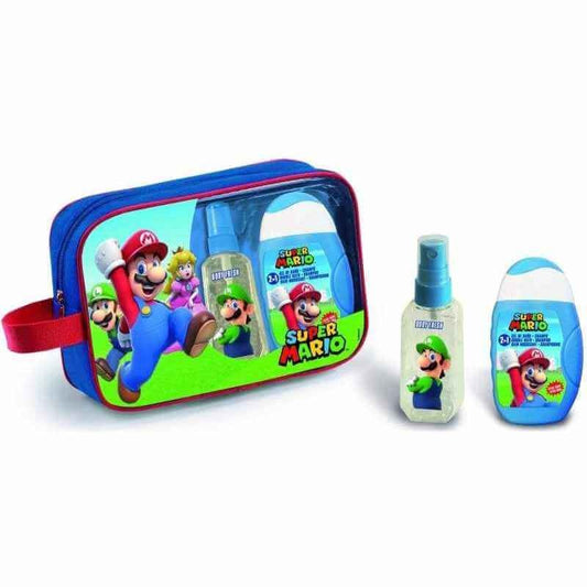 Super Mario Bros Neceser De Baño Vapo 90 Ml + Gel - Champú 110 Ml