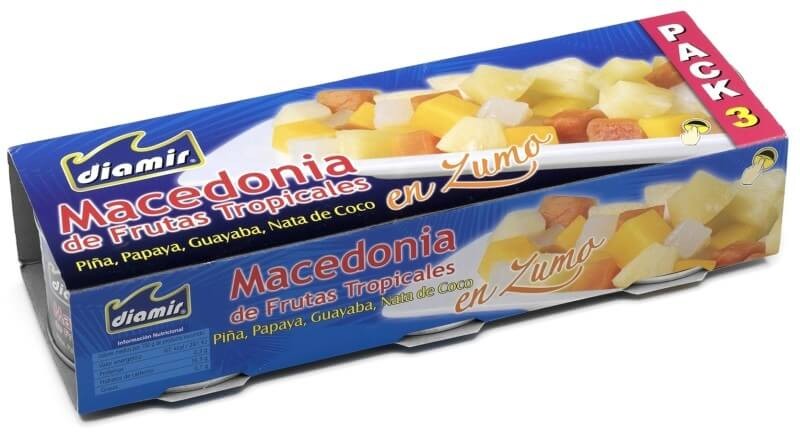 Diamir Macedonia Fruta Trop Pk 3 227 Gr