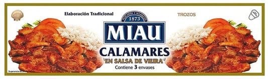 Miau Calamar Salsa Vieira RO 78 Pk 3