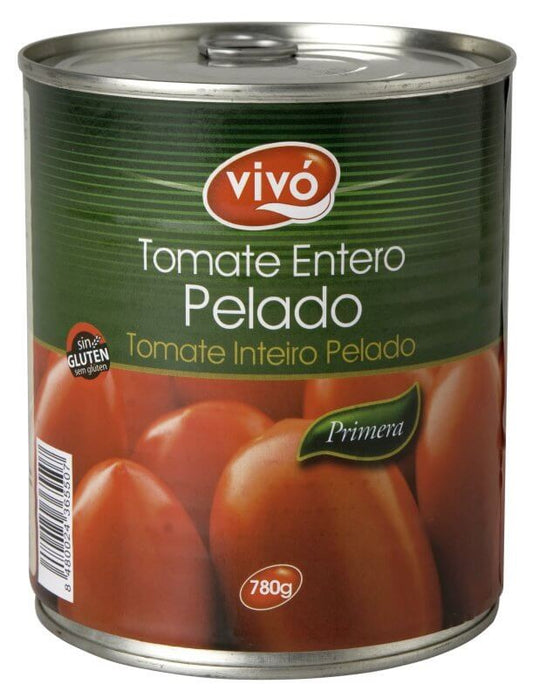Vivó Tomate Entero Pelado 780G - Calidad Superior para Tus Recetas