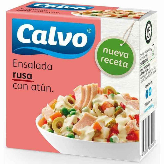 Calvo Ensalada Rusa con Atún 150g – Una Receta Clásica, Fácil y Deliciosa