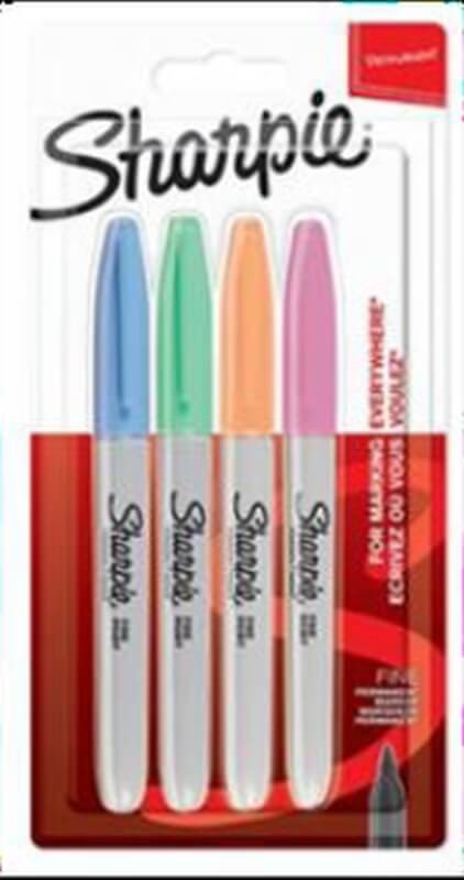 Sharpie Mercador Perma Pastel 4 U