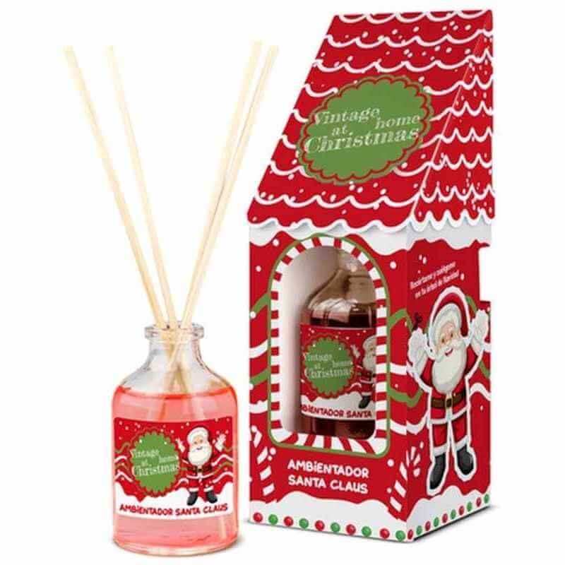 Vintage Ambientador De Varillas Santa Claus 50 Ml