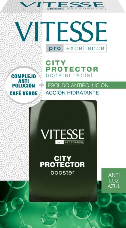 Vitesse Pro Excellence City Protector Booster Facial 30 ml – Escudo Urbano Hidratante contra Contaminación y Luz Azul