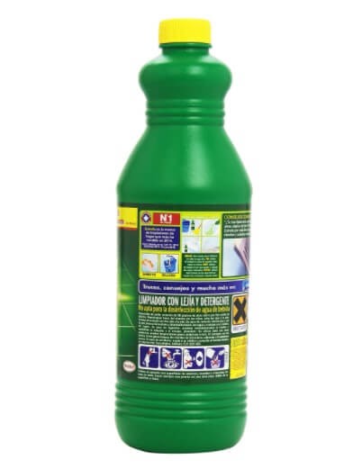 Estrella 2 en 1 Detergente y Lejía Pino 1,43L – Limpieza y Frescura con el Aroma Clásico de Pino