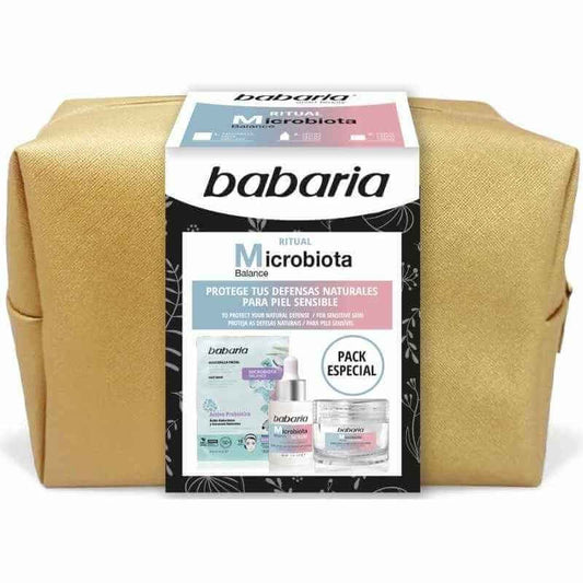 Babaria Neceser Microbiota Crema 50 Ml + Serum 30 Ml + Mascarilla Facial 20 Ml