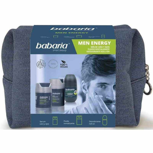 Babaria Neceser Men Energy Crema + Serum + Desodorante