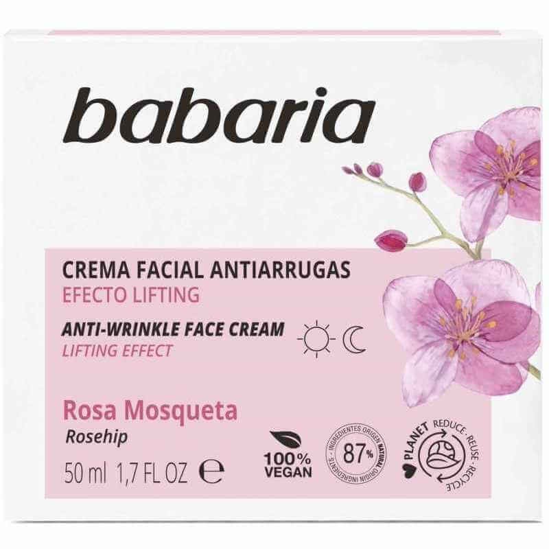 Babaria Crema Rosa Mosqueta Anti - Arrugas 50 Ml