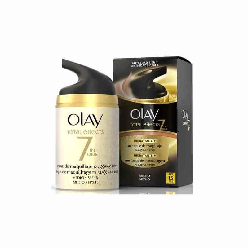Olay Crema Total Effects Día Con Toque De Maquillaje Medio 50 Ml
