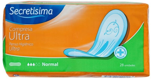 Secretisima Compresa Ultra Normal 28U – Máxima Comodidad y Protección en tu Día a Día