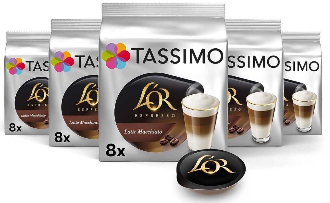 Tassimo L'OR Latte Macchiato Pack 40 Cápsulas