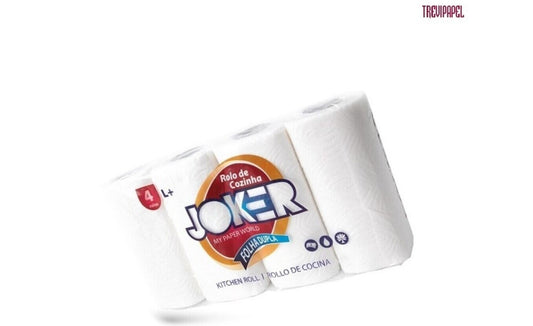 Joker Papel Cocina Blanco 4 Rollos