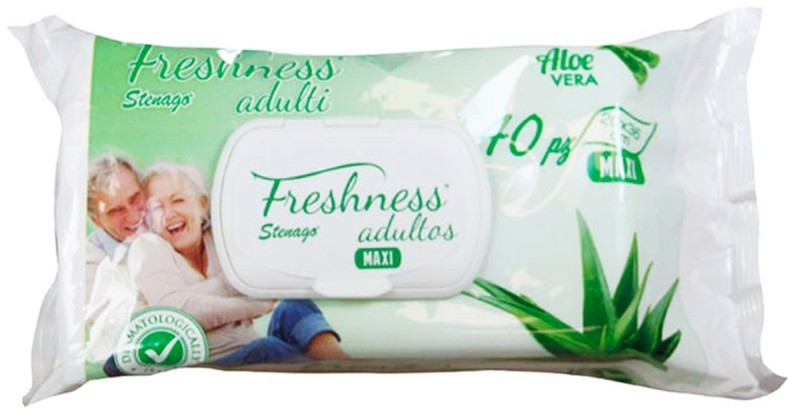 Freshness Toallitas Húmedas Adultos Aloe Vera 40U