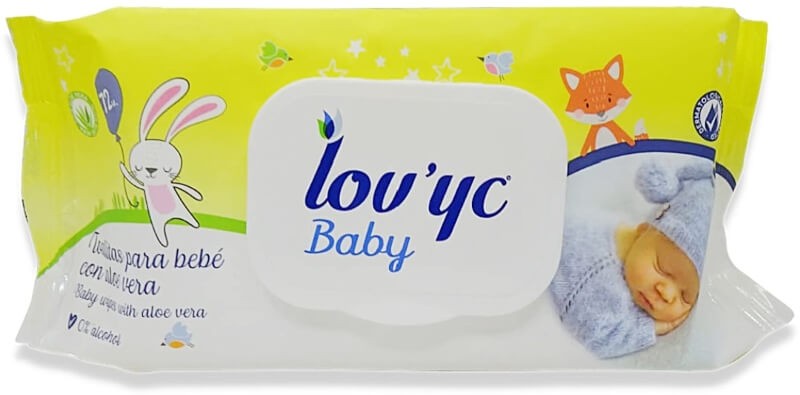 Lov'YC Toall Aloe Vera 72 Und