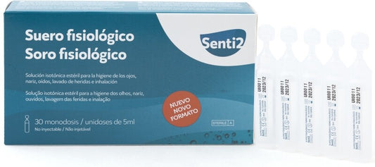 Senti2 Suero Fisiológico Monodosis 30 x 5 ml - Higiene y Cuidado Diario