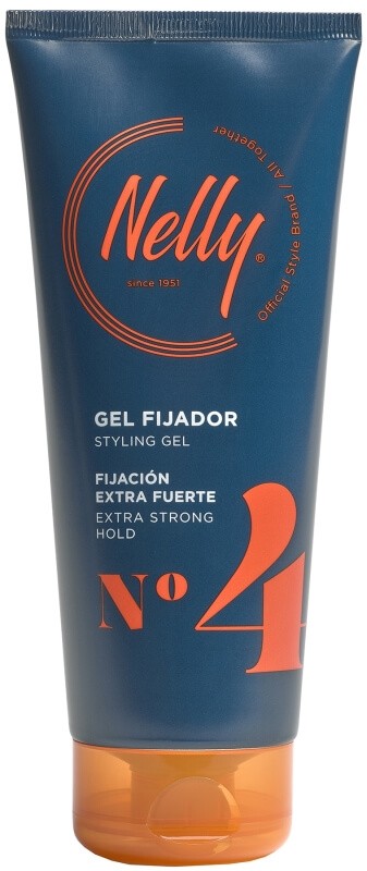 Nelly Gel Fijador Nº4 Extra Fuerte 50 ml - Estilo y Fijación Duradera