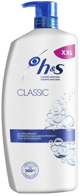 H&S Champú Anticaspa Classic XXL 1L – Cabello Limpio, Fresco y Libre de Caspa