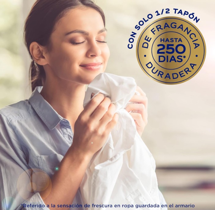 Flor Suavizante Azul Pack de 10 para Ropa 590 Lavados - Frescor y Suavidad en Cada Lavado