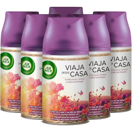 Air Wick Freshmatic Lirio de Luna 250 ml - Pack de 6