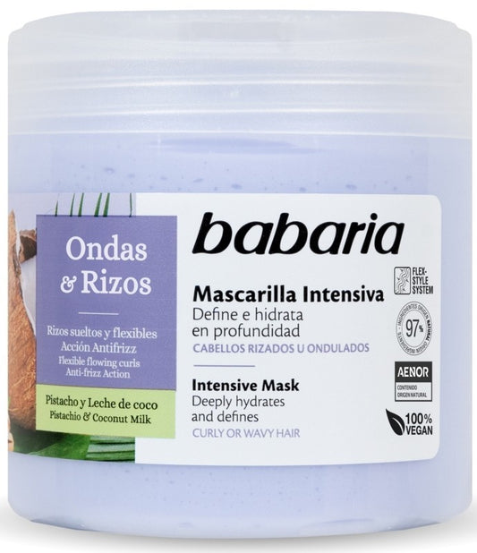 Babaria Mascarilla Intensiva Ondas y Rizos 400 ml