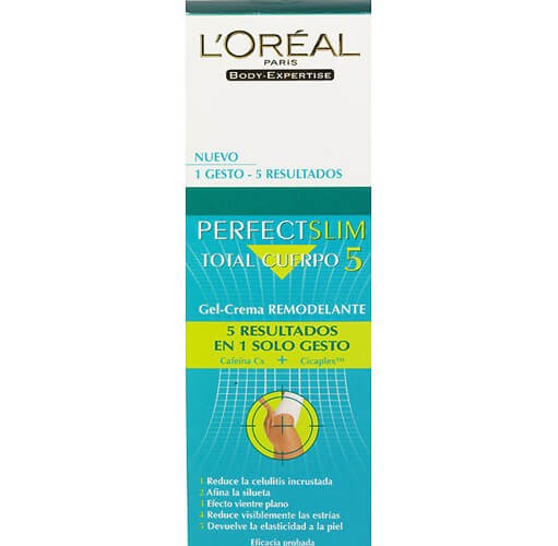 L'Oréal PerfectSlim Total Cuerpo 5 Gel-Crema Remodelante 150 ml – Remodela, Tonifica y Reafirma tu Silueta