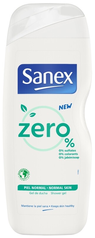 Sanex Gel Ducha New Zero Piel Normal 600 Ml