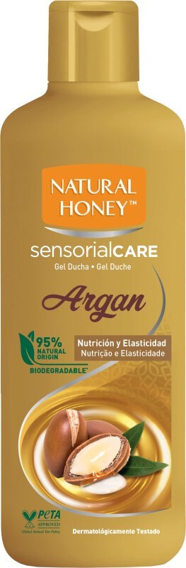 Natural Honey Gel Ducha Argán 600 ml