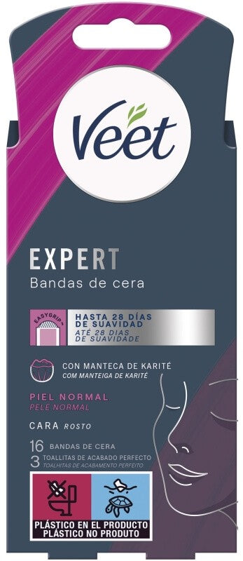 Veet Expert Bandas de Cera 16 Und